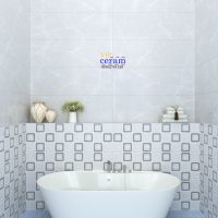 پرشین سیلک طوسی زیبا سرام